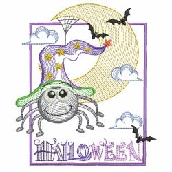 Colorful Halloween 07(Md) machine embroidery designs