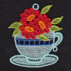 FSL Flower Tea Cup Ornaments 01 machine embroidery designs