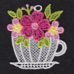 FSL Flower Tea Cup Ornaments 08 machine embroidery designs
