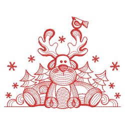 Redwork Merry Christmas 04(Sm)