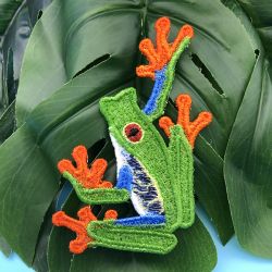 FSL Realistic Frog 02 machine embroidery designs