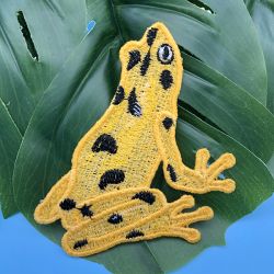 FSL Realistic Frog 03 machine embroidery designs
