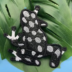 FSL Realistic Frog 05 machine embroidery designs