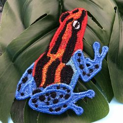 FSL Realistic Frog 07 machine embroidery designs