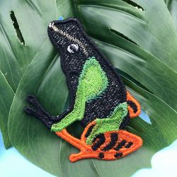 FSL Realistic Frog 08 machine embroidery designs