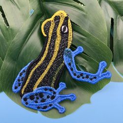 FSL Realistic Frog 10 machine embroidery designs