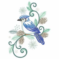 Christmas Winter Birds machine embroidery designs