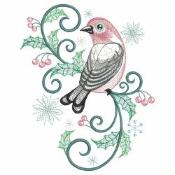 Christmas Winter Birds 05 machine embroidery designs