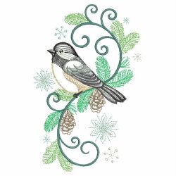 Christmas Winter Birds 08 machine embroidery designs