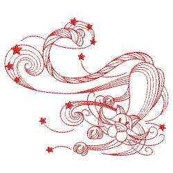 Redwork Magic Cat 12(Md) machine embroidery designs