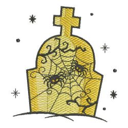 Halloween Scene Silhouettes 06 machine embroidery designs