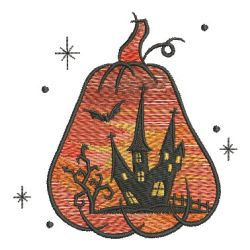 Halloween Scene Silhouettes 08 machine embroidery designs