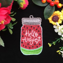 FSL Months of the Year Jar 08 machine embroidery designs