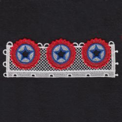 FSL LED Candle Patriotic Wrap 01 machine embroidery designs