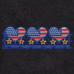 FSL LED Candle Patriotic Wrap 05