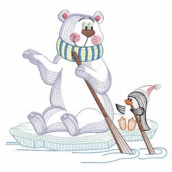 Cute Polar Bear 11(Md) machine embroidery designs