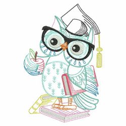 Back to School Owls 10(Sm) machine embroidery designs