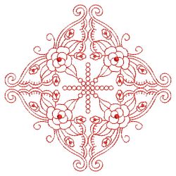 Redwork Rose Quilts 05(Md)