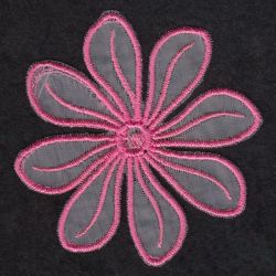FSL Organza Flowers 08 machine embroidery designs