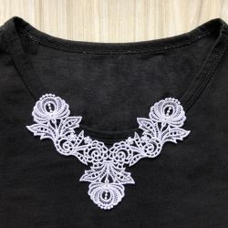 FSL Floral Fashion Necklines 06 machine embroidery designs