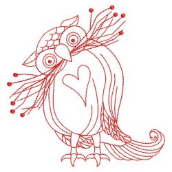 Redwork Wise Owls(Lg) machine embroidery designs