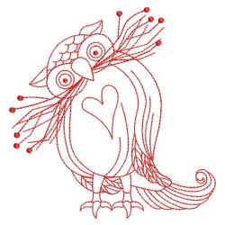 Redwork Wise Owls 01(Md) machine embroidery designs