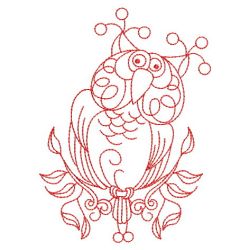 Redwork Wise Owls 08(Lg) machine embroidery designs