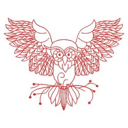 Redwork Wise Owls 09(Lg) machine embroidery designs