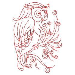 Redwork Wise Owls 10(Lg)