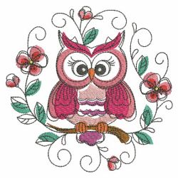 Adorable Baby Owls 01(Lg) machine embroidery designs