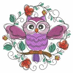 Adorable Baby Owls 04(Lg) machine embroidery designs