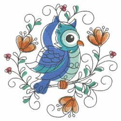 Adorable Baby Owls 08(Lg) machine embroidery designs
