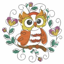 Adorable Baby Owls 09(Md) machine embroidery designs