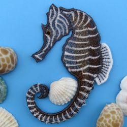 FSL Realistic Seahorses 10 machine embroidery designs