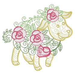 Blossoming Sweeties 10(Md) machine embroidery designs