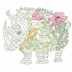 Blossoming Animals 05(Sm) machine embroidery designs
