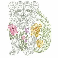 Blossoming Animals 10(Lg) machine embroidery designs
