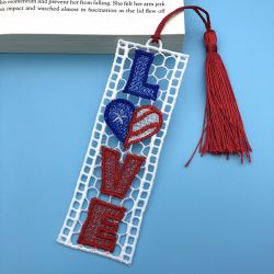FSL 4th of July Bookmarks 02 machine embroidery designs