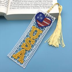 FSL 4th of July Bookmarks 07 machine embroidery designs