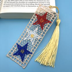 FSL 4th of July Bookmarks 08 machine embroidery designs