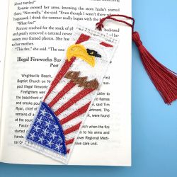 FSL 4th of July Bookmarks 10 machine embroidery designs