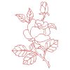 Redwork Pretty Roses 02(Md)