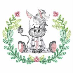 African Animals with Laurels 03(Sm) machine embroidery designs