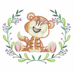 African Animals with Laurels 07(Sm) machine embroidery designs