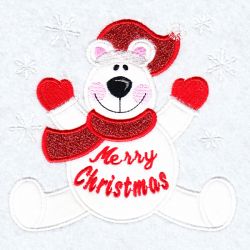 Applique Christmas Friends 02(Md) machine embroidery designs