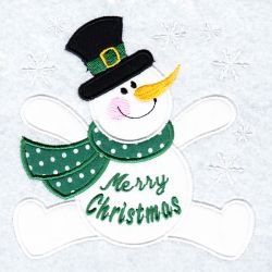 Applique Christmas Friends 05(Md) machine embroidery designs
