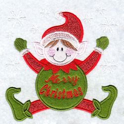 Applique Christmas Friends 08(Md) machine embroidery designs