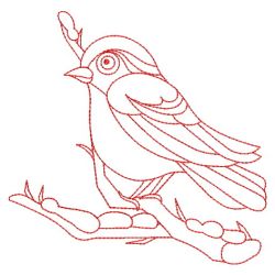 Redwork Birds 3 10(Lg)