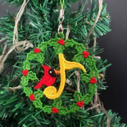 FSL Christmas Music Ornaments 04 machine embroidery designs