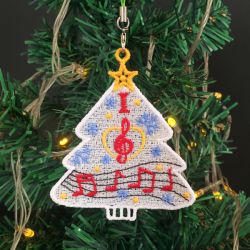 FSL Christmas Music Ornaments 09 machine embroidery designs